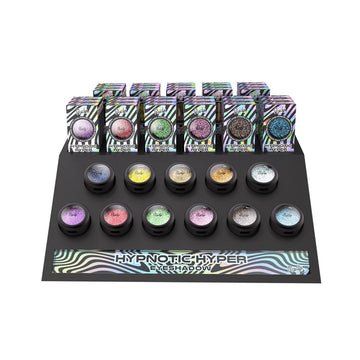 RUDE Hypnotic Hyper Duo Chrome Eyeshadow Display Set, 88 pcs